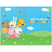 Picture of HAPPY BIRTHDAY PEPPA PIG CARD 3D-EFFECT